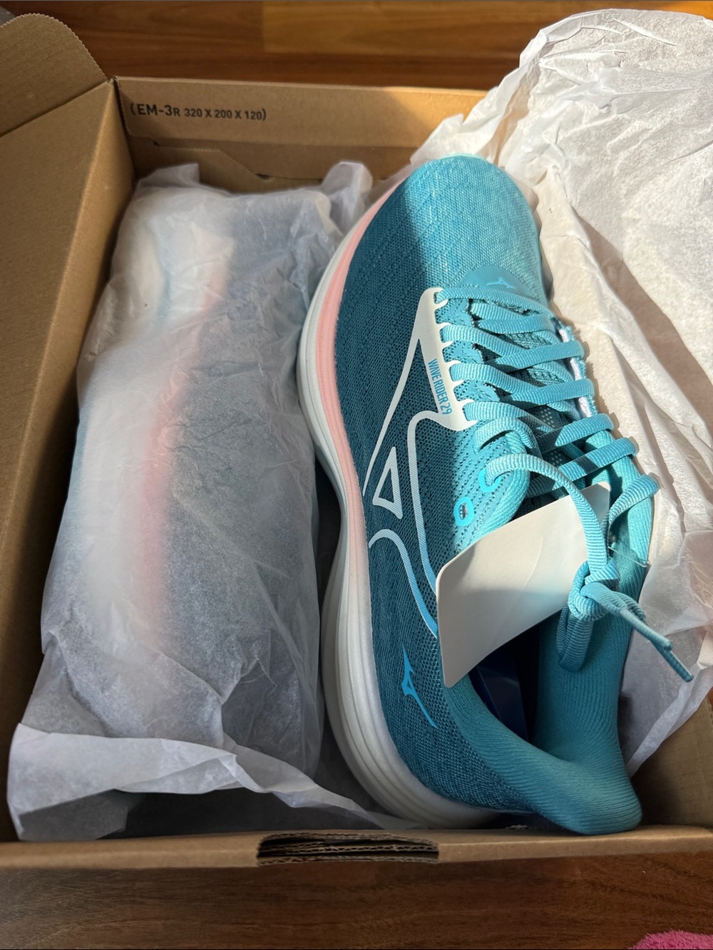 New in box waverider 29 women’s running shoes in size 9